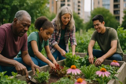 Jardins solidaires : comment les villes favorisent l’accès à la nature pour tous
