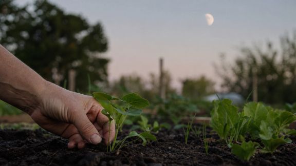 Jardiner avec la lune : impact réel sur la croissance des légumes