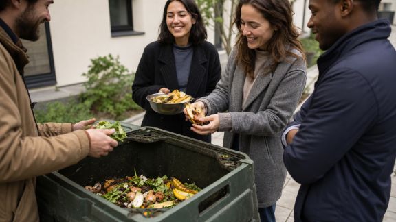 L’art du compostage partagé gagne les copropriétés urbaines