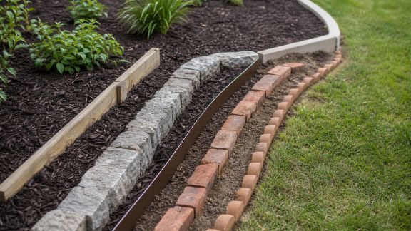 Bordures de jardin : comparatif des matériaux incontournables