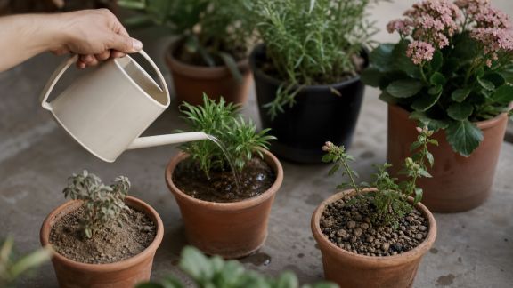 Réussir l’arrosage des plantes en pot : erreurs courantes à éviter