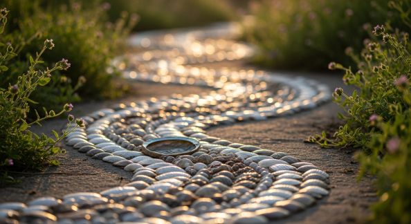 Décorer vos Allées avec des Mosaïques de Coquillages