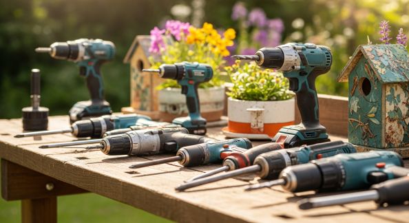 Perceuses et visseuses d’extérieur : quels modèles pour le jardinage créatif