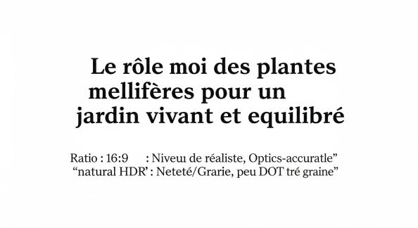 Le rôle des plantes mellifères pour un jardin vivant et équilibré