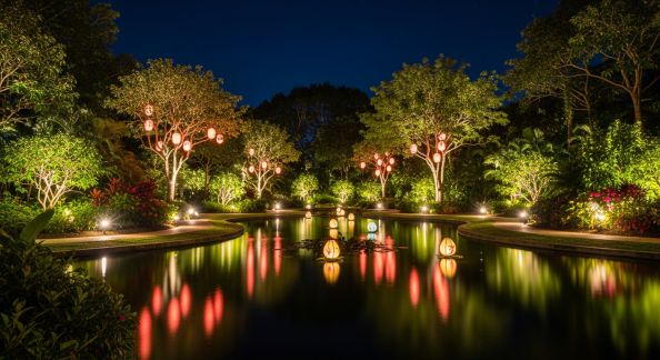 L'Art des Jardins Lumineux : Illuminez Votre Extérieur de Nuit