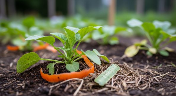 Recycler ses déchets de cuisine au potager : paillage et fertilisation