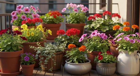 Jardiner en pot : les fleurs à cultiver sur petite terrasse ou balcon