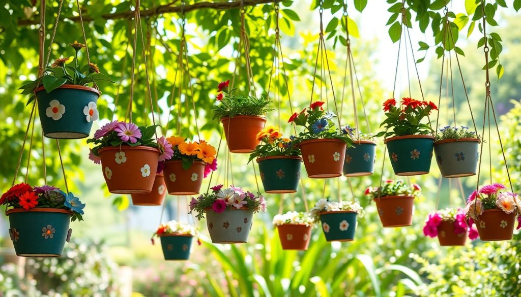 15 idées géniales de pots de fleurs suspendus pour un jardin qui sort de l'ordinaire