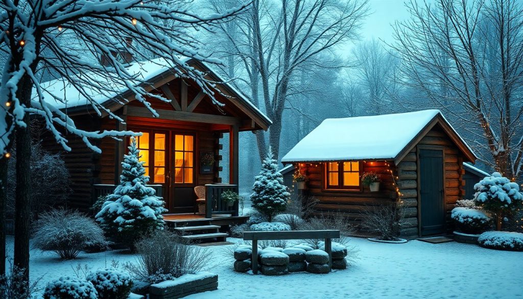 Aménagements hivernaux pour le jardin : chalet et cabanon pour profiter de l'extérieur toute l'année