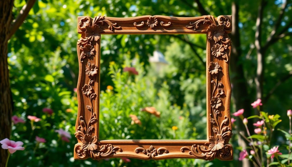 Encadrez la nature : L'art du cadre floral en bois
