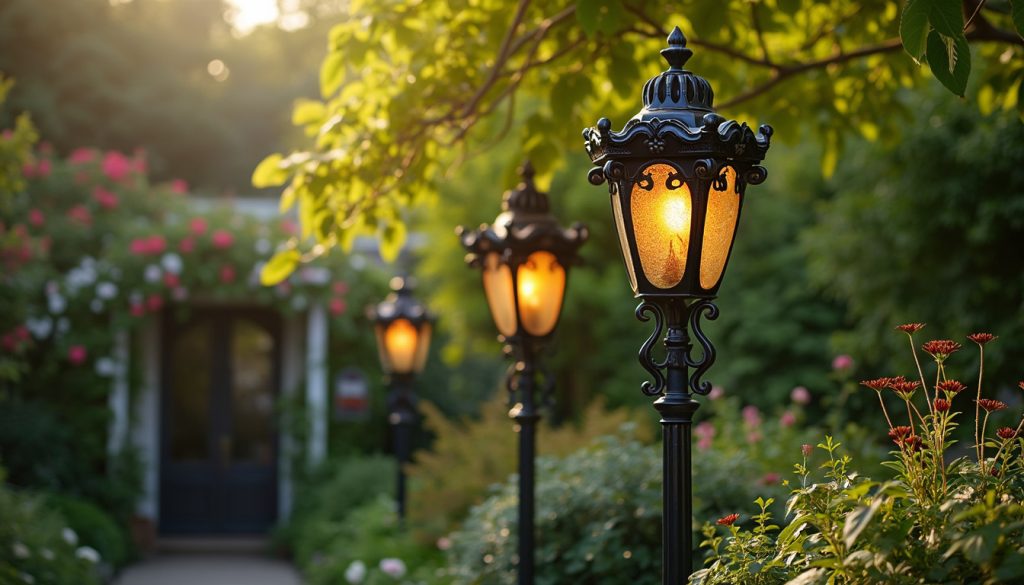 Lampadaires en fer forgé : ajoutez une touche d'élégance intemporelle à votre jardin