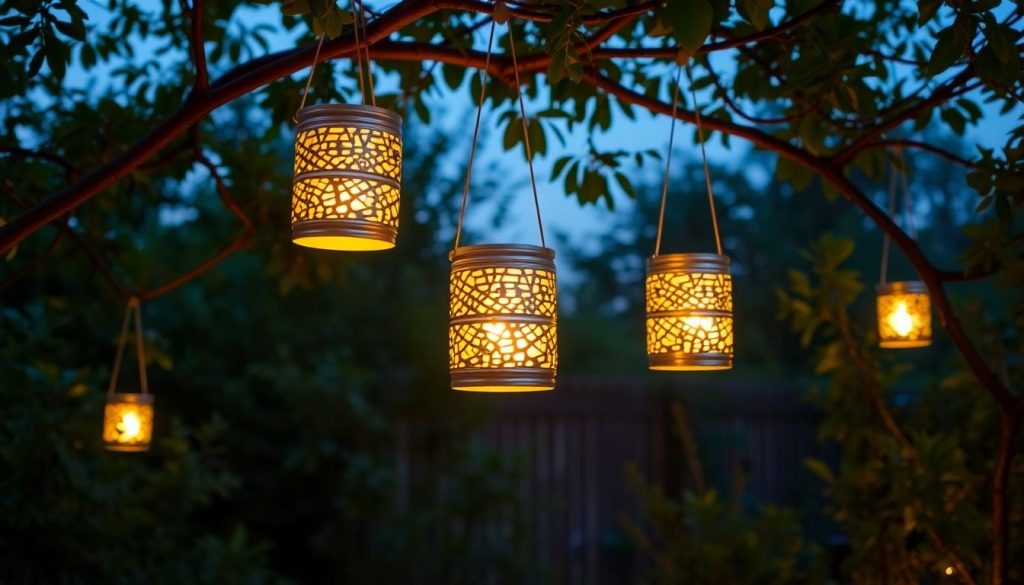 Lanternes de jardin DIY : donnez une seconde vie à vos boîtes de conserve