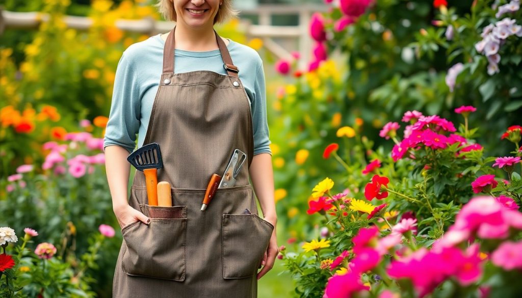 Tablier de jardinier : l'accessoire indispensable pour un jardinage sans stress