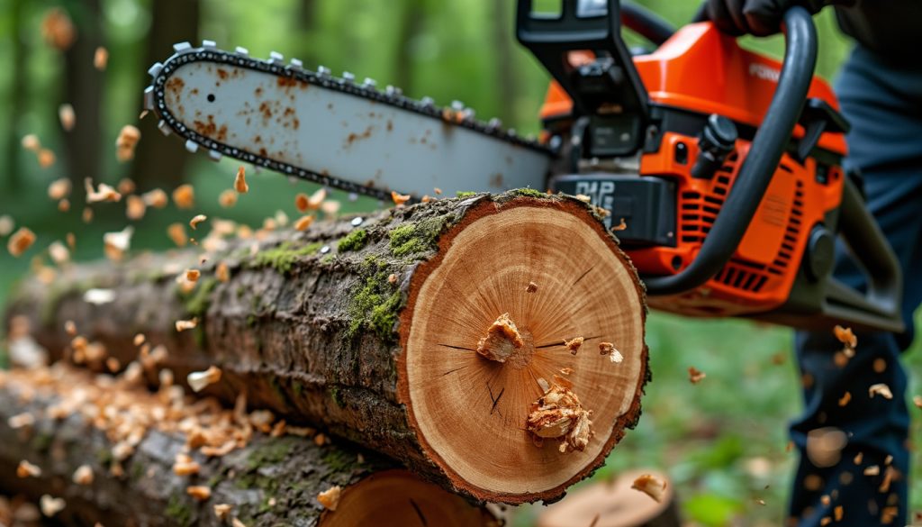 Tronçonneuse : l'outil indispensable pour les travaux de coupe du bois