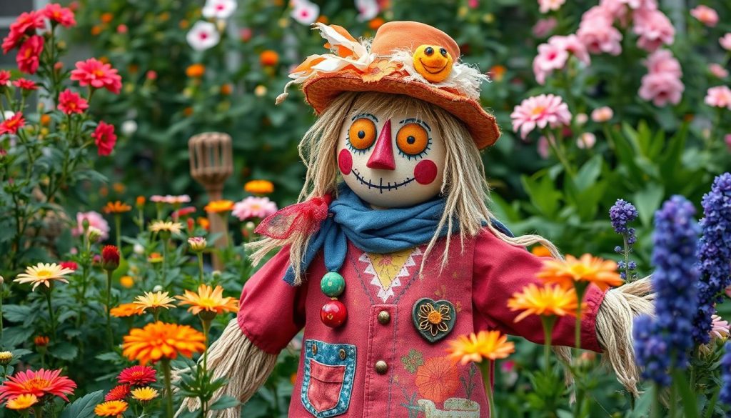 Un épouvantail artistique pour un jardin plein de personnalité : idées créatives et conseils pratiques